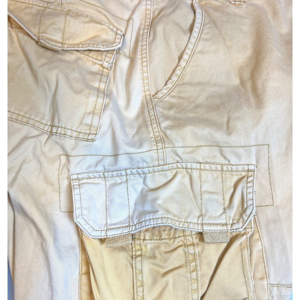 Vtg Y2K Quiksilver Division 55 Cargo Shorts 30 Two Tone Enzyme Wash Surf Skate - Picture 8 of 16